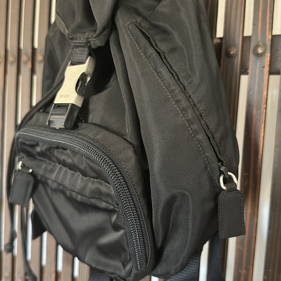 Authentic Prada small Tessuto drawstring backpack - Picture 5 of 8